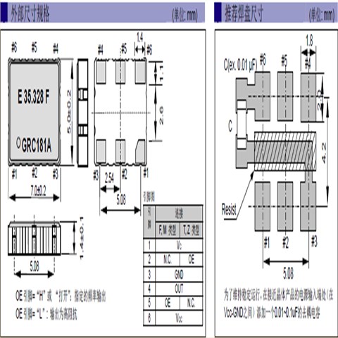 EPSON晶振,压控晶体振荡器,VG-4231CA晶振