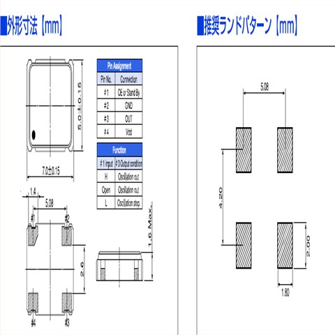 CITIZEN晶振,7050贴片晶振,CSX-750F晶振