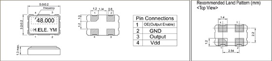 HSO531S 5032 OSC
