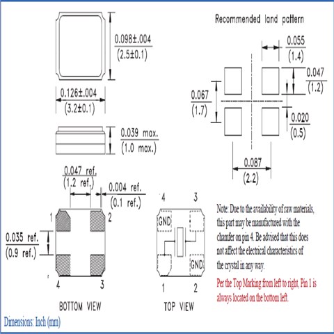 Abracon艾博康晶振ABM8G,ABM8G-26.000MHZ-18-D2Y-T通讯晶振