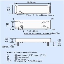 欧洲石英晶振\16.3840MHZ-EQXOPL-1000UITA\XO振荡器\6G模块晶振