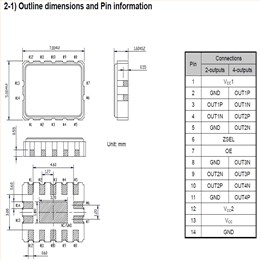 6G网络差分晶振,爱普生SPXO振荡器MG7050HAN,X1M0004310011