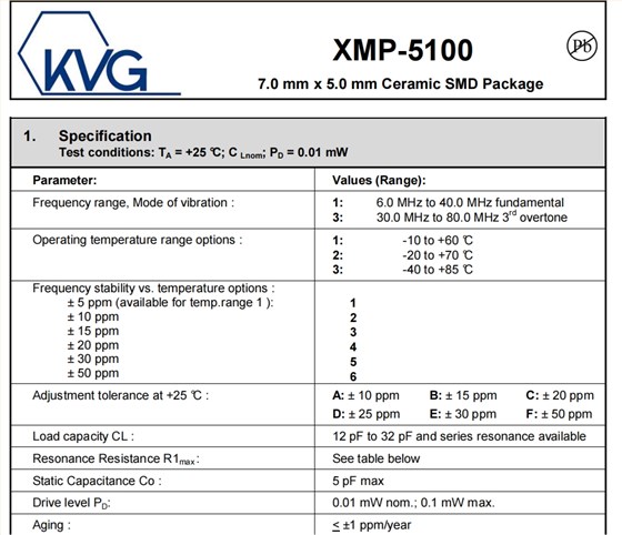 XMP-5100 1 XMP-5100 1