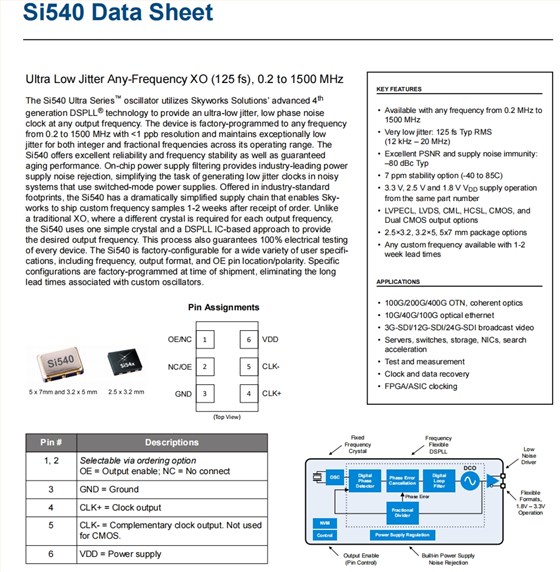 Si540 1