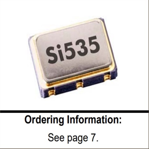535FB106M250DGR,Si535差分振荡器,6G交换机晶振,Skyworks晶振