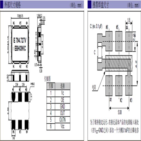 VG7050EBN 698.812335MHz CJGHBZ,X1G004551000300低抖动晶振