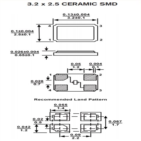 FMXMC2S18HJA-36.000000M-CM,FMXMC2S系列,3225mm,36MHZ,FMI水晶振动子